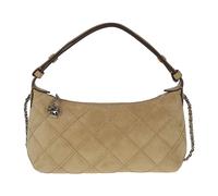 Tory Burch - Pochette Fleming en Daim - Femme - Sacs - Gris - Taille: ONE Size