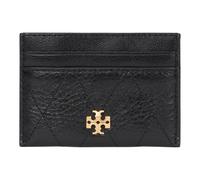 Tory Burch - Charlie Quilted Card Case - Femme - Accessoires - Noir - Taille: ONE Size