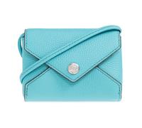 Tory Burch - Porte-cartes Tour de Cou avec Lanière - Femme - Accessoires - Bleu - Taille: ONE Size