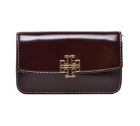 Tory Burch - Portefeuille Britten à chaîne - Femme - Sacs - Brun - Taille: ONE Size