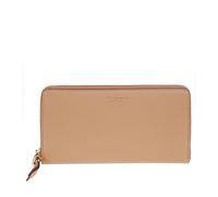 Tory Burch - Portefeuille Continental Romy zippé - Femme - Accessoires - Brun - Taille: ONE Size