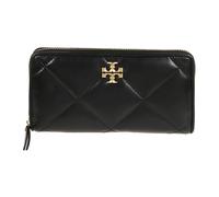 Tory Burch - Portefeuille Continental Zippé Kira Diamond Quilt - Femme - Accessoires - Noir - Taille: ONE Size