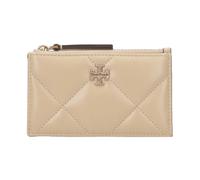 Tory Burch - Portefeuille en cuir jaune avec matelassage losanges - Femme - Accessoires - Jaune - Taille: ONE Size