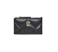 Tory Burch - Portefeuille Matelassé Losanges - Femme - Accessoires - Noir - Taille: ONE Size