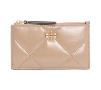 Tory Burch - Portefeuille Zippé Matelassé - Femme - Accessoires - Beige - Taille: ONE Size