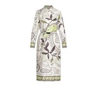 Tory Burch - Printed Silk Shirtdress - Femme - Robes - Blanc - Taille: 36 FR