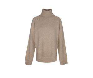 TORY BURCH Pull à col roulé beige | XL