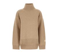 Tory Burch - Pull Col Roulé en Laine - Femme - Pulls - Beige - Taille: 38 FR