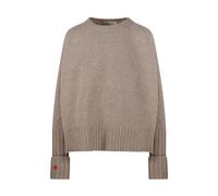 Tory Burch - Pull en laine mérinos - Femme - Pulls - Beige - Taille: 36 FR