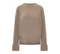 Tory Burch - Pull en laine mérinos - Femme - Pulls - Beige - Taille: 42 FR