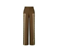 Tory Burch - Relaxed-fit Satin Pant - Femme - Pantalons - Brun - Taille: 36 FR