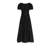 Tory Burch - Robe avec encolure ronde - Femme - Robes - Noir - Taille: 40 FR