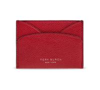 Tory Burch - Romy Flat Card Case - Femme - Accessoires - Rouge - Taille: ONE Size