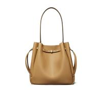 Tory Burch - Romy Large Bucket Bag - Femme - Sacs - Beige - Taille: ONE Size