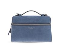 Tory Burch - Romy Nubuck Slim Top Handle - Femme - Sacs - Bleu - Taille: ONE Size
