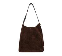 Tory Burch - Romy Suede Hobo Bag - Femme - Sacs - Brun - Taille: ONE Size