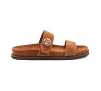 Tory Burch - Romy Sport Slide - Femme - Chaussures - Brun - Taille: 38 1/2 EU