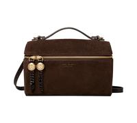 Tory Burch - Romy Suede Slim Top Handle - Femme - Sacs - Brun - Taille: ONE Size