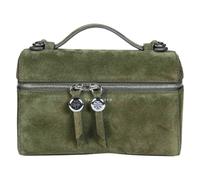 Tory Burch - Romy Suede Slim Top Handle - Femme - Sacs - Vert - Taille: ONE Size