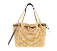 Tory Burch - Romy Woven Tote - Femme - Sacs - Beige - Taille: ONE Size