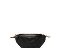 Tory Burch - Sac Banane en Cuir Noir Motif Losanges - Femme - Sacs - Noir - Taille: ONE Size