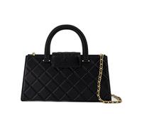Tory Burch - Sac bandoulière en cuir noir avec chaîne - Femme - Sacs - Noir - Taille: ONE Size