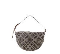 Tory Burch sac bandoulière femme beige en toile et cuir - UNI
