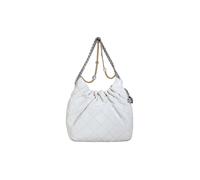 TORY BURCH Sac en cuir - Hobo Bag FLEMING Mini blanc