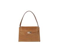 Tory Burch – Grand sac porté épaule Lee Radziwill en suède brun Taille unique Femme