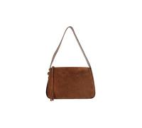 TORY BURCH Sac en cuir - Sac bandoulière ROMY Medium marron clair
