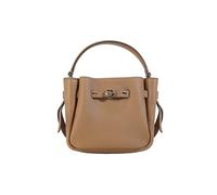 TORY BURCH Sac en cuir - Sac seau ROMY Mini marron