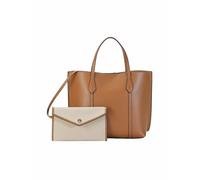 TORY BURCH Sac en cuir - Shopper PERRY SMALL TOTE marron