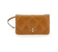 Tory Burch - Sac Portefeuille Chaîne Matelassé Diamant - Femme - Sacs - Brun - Taille: ONE Size