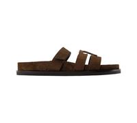 Tory Burch - Sandales de sport en cuir marron - Femme - Chaussures - Brun - Taille: 36 EU