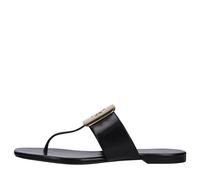 Tory Burch - Sandales Georgia - Femme - Chaussures - Noir - Taille: 36 1/2 EU