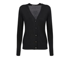 Tory Burch - Simone Cardigan - Femme - Pulls - Noir - Taille: 38 FR