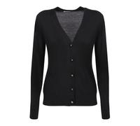 Tory Burch - Simone Cardigan - Femme - Pulls - Noir - Taille: 40 FR