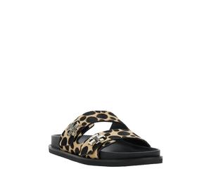 Tory Burch - Slide Sport Turnlock - Femme - Chaussures - Multicolore - Taille: 38 EU