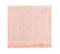 Tory Burch - T Monogram Floral Oblong Scarf - Femme - Accessoires - Rose - Taille: ONE Size
