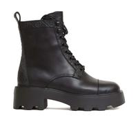 Tory Burch - T Monogram Lug Ankle Boot - Femme - Chaussures - Noir - Taille: 39 EU