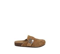 Tory Burch - T Monogram Mellow Mule - Femme - Chaussures - Brun - Taille: 40 EU