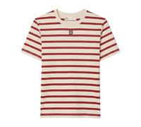 Tory Burch - T-Shirt en coton rayé - Femme - Tops - Multicolore - Taille: 38 FR