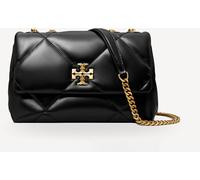 Tory Burch Tory Burch Black Small Kira Diamond Quilt Convertible Shoulder Bag
