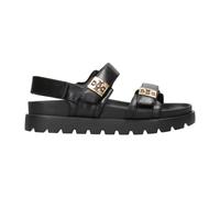 Tory Burch - Touch Strap Sandal - Femme - Chaussures - Noir - Taille: 37 EU