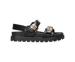 Tory Burch - Touch Strap Sandal - Femme - Chaussures - Noir - Taille: 39 EU