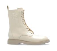 Tory Burch - Turnlock Lug Boot - Femme - Chaussures - Beige - Taille: 36 EU