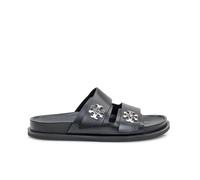 Tory Burch - Turnlock Sport Slide - Femme - Chaussures - Noir - Taille: 36 EU