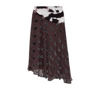 Tory Burch - Velvet Skirt - Femme - Jupes - Brun - Taille: 36 FR