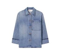 Tory Burch - Veste d'écurie en denim - Femme - Blouses et Chemises - Bleu - Taille: 38 FR