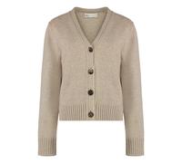 Tory Burch - Wool Cardigan - Femme - Pulls - Beige - Taille: 38 FR